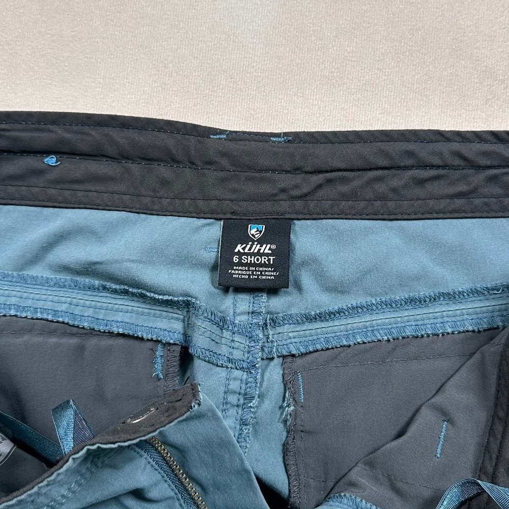 KUHL Splash Roll Up Pants Womens 6 Short Blue Hiking Outdoor Convertible Pants - Picture 5 of 11